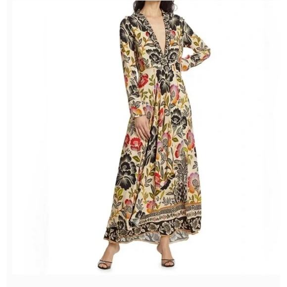 Anthropologie Dresses & Skirts - Anthropologie Farm Rio Meg Romantic Garden Maxi Dress XS